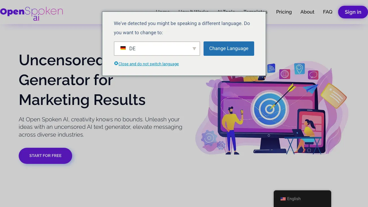 Open Spoken AI screenshot