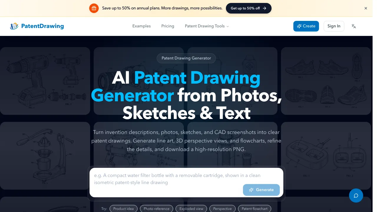 PatentDrawing screenshot