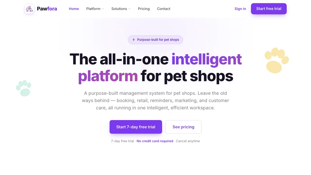 Pawfora screenshot