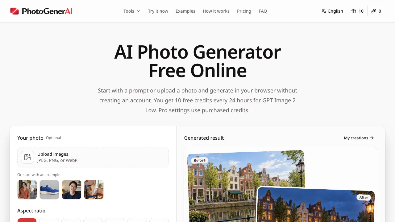 PhotoGenerAI screenshot