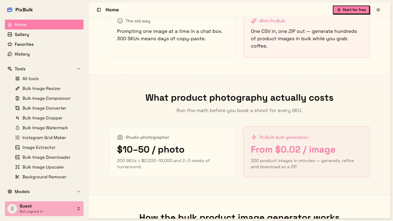 PixBulk screenshot