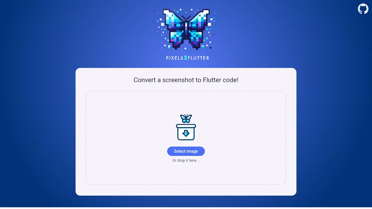 Pixels to Flutter screenshot