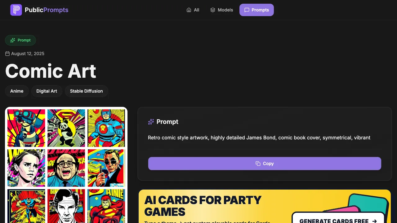 PublicPrompts screenshot