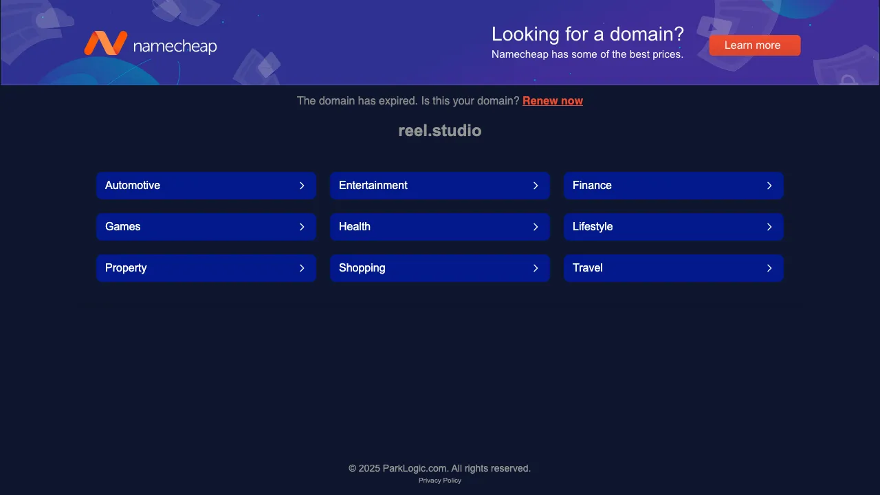 Reel Studio screenshot