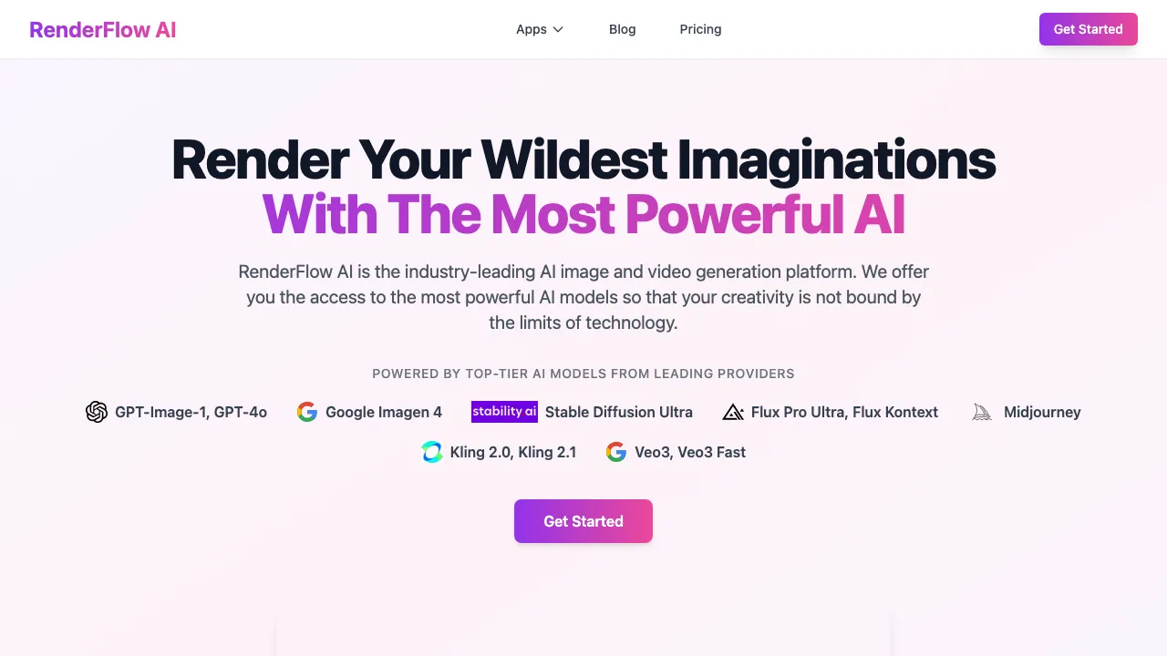 RenderFlow AI screenshot
