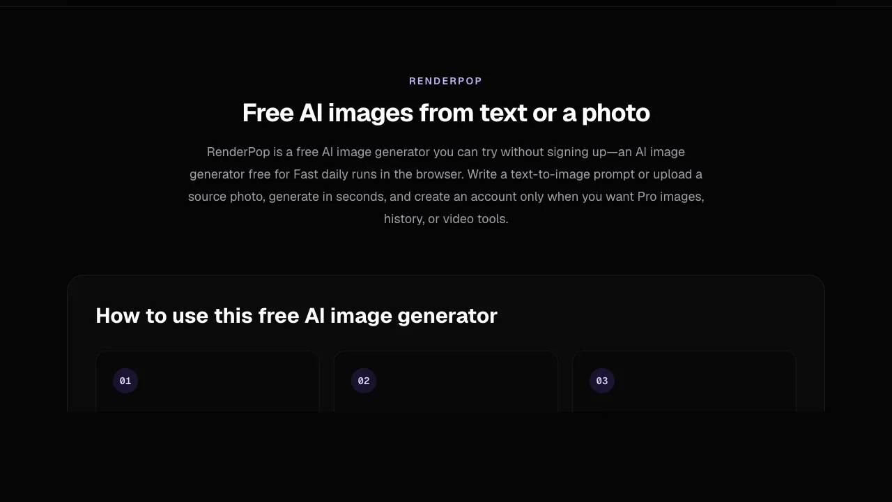 RenderPop screenshot