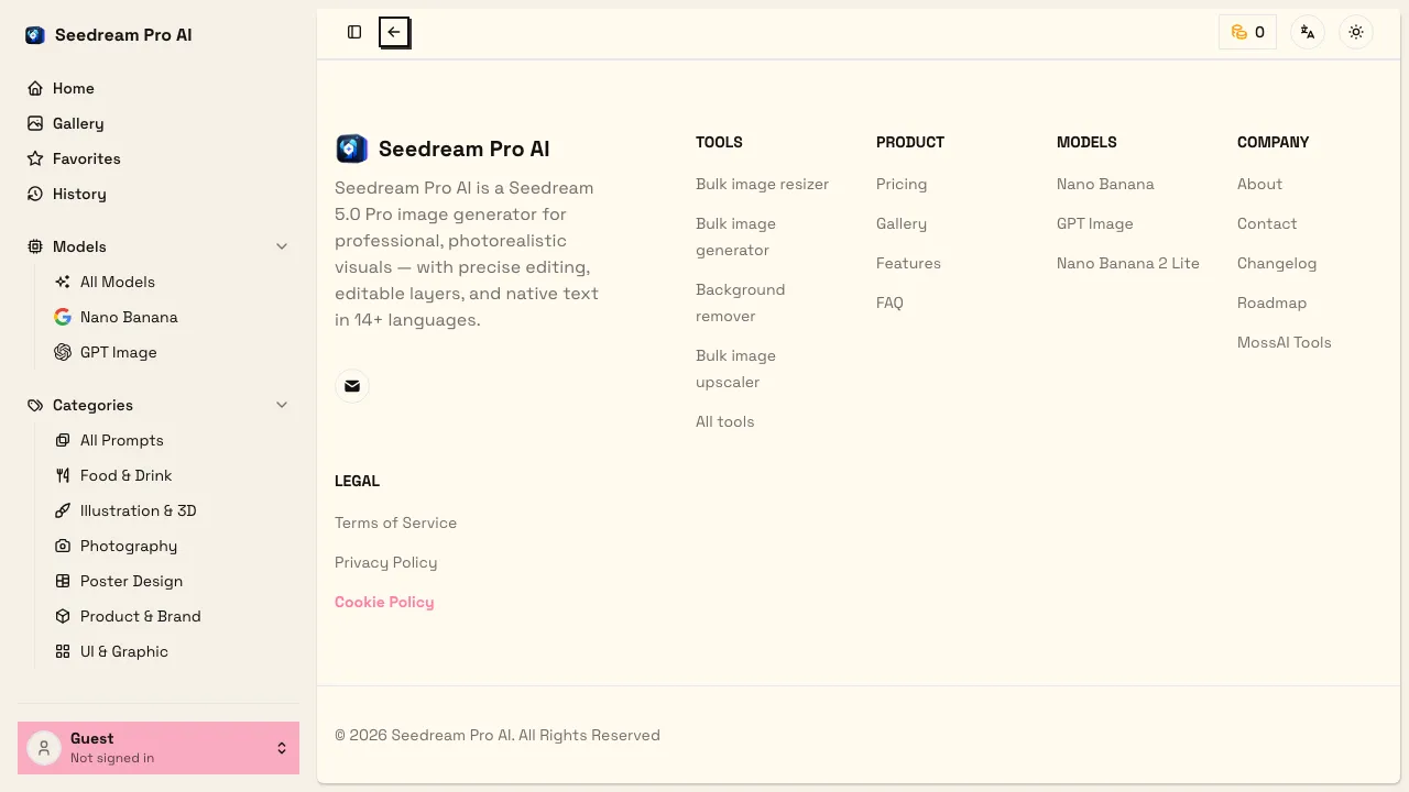 Seedream Pro AI screenshot