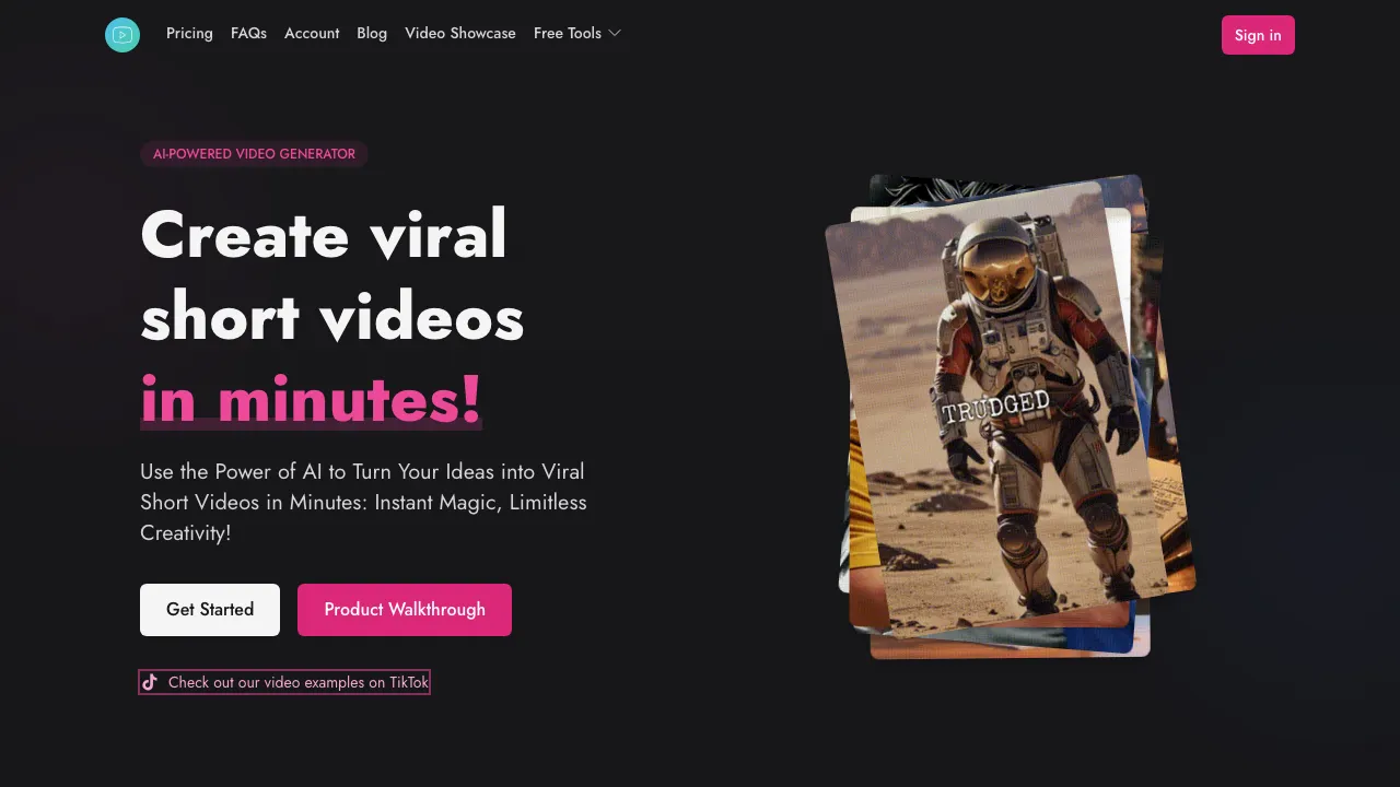 Shorts Generator screenshot