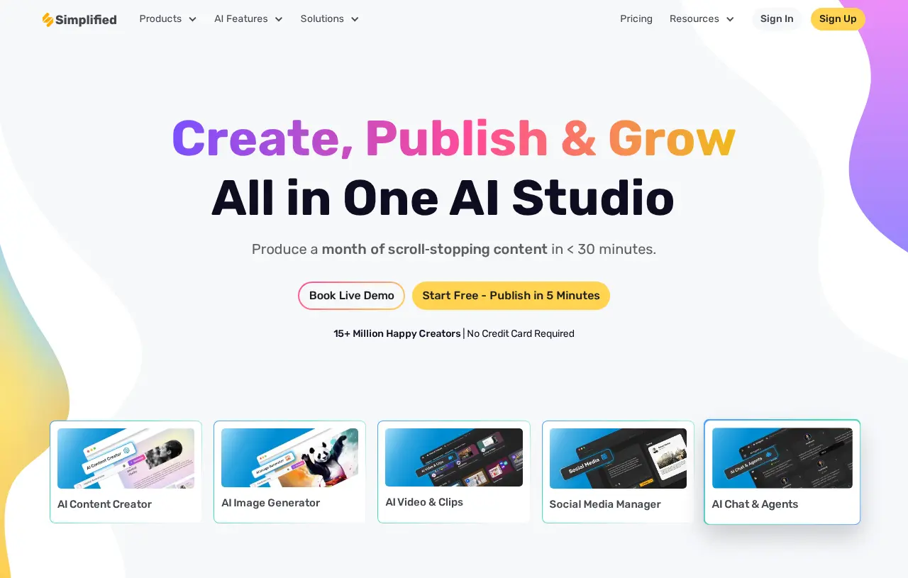 Simplified screenshot