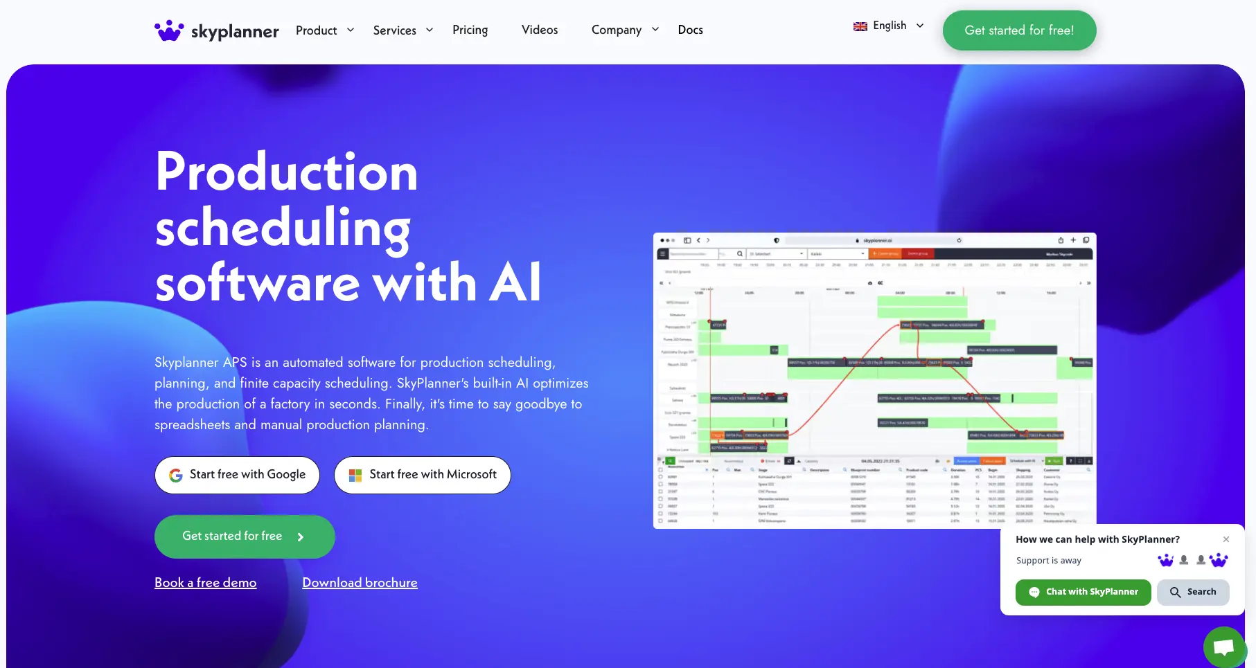 SkyPlanner APS screenshot