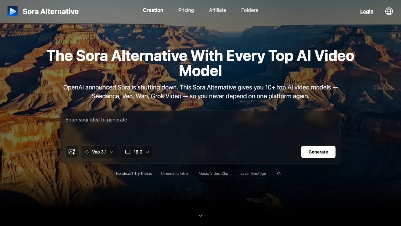 Sora Alternative screenshot