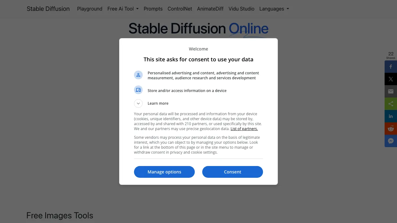 Stable Diffusion screenshot