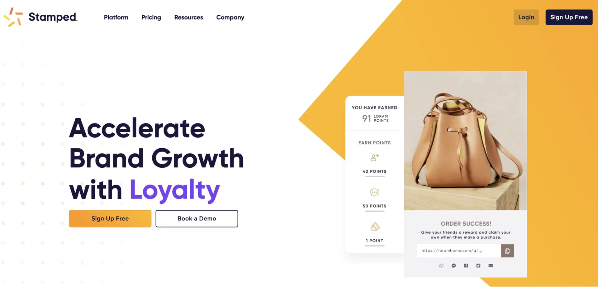 Stamped.io screenshot