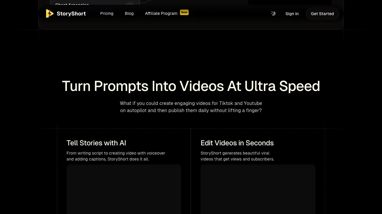 StoryShort screenshot