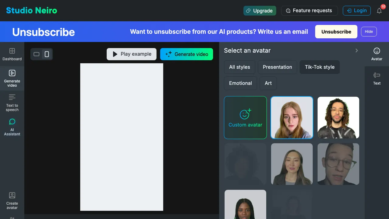 Studio Neiro screenshot