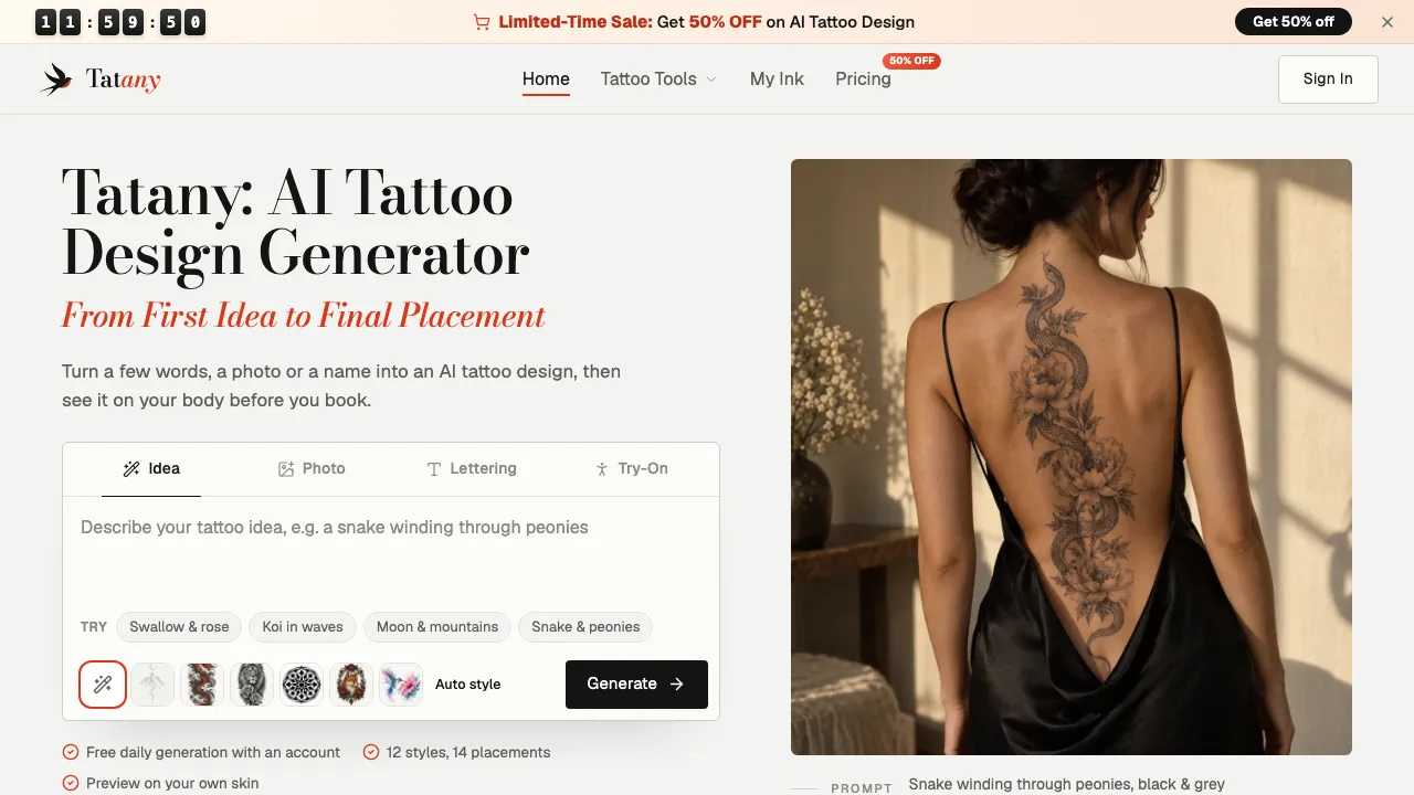 Tatany screenshot