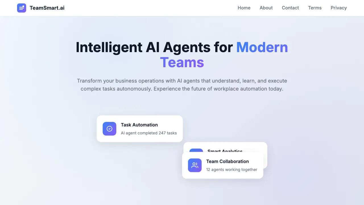 TeamSmart screenshot