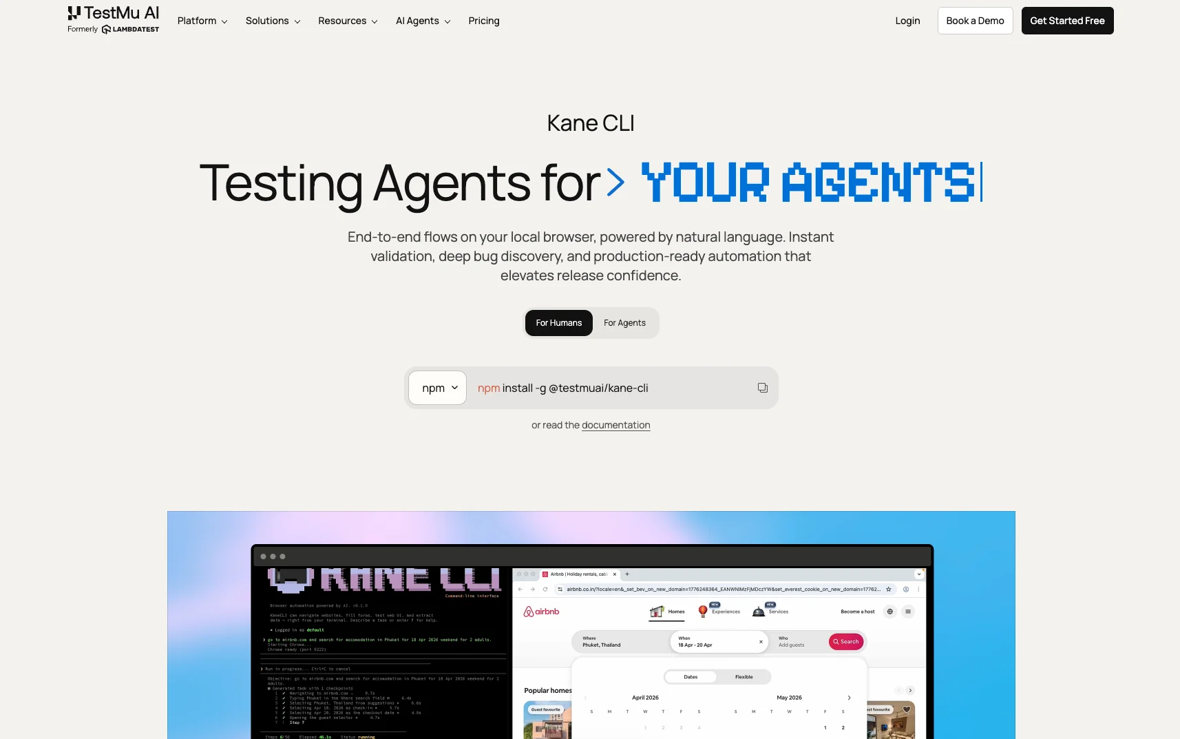 Kane CLI screenshot