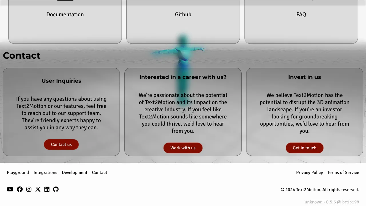 Text2Motion screenshot