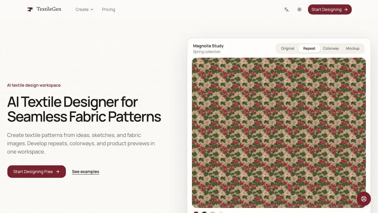 TextileGen screenshot