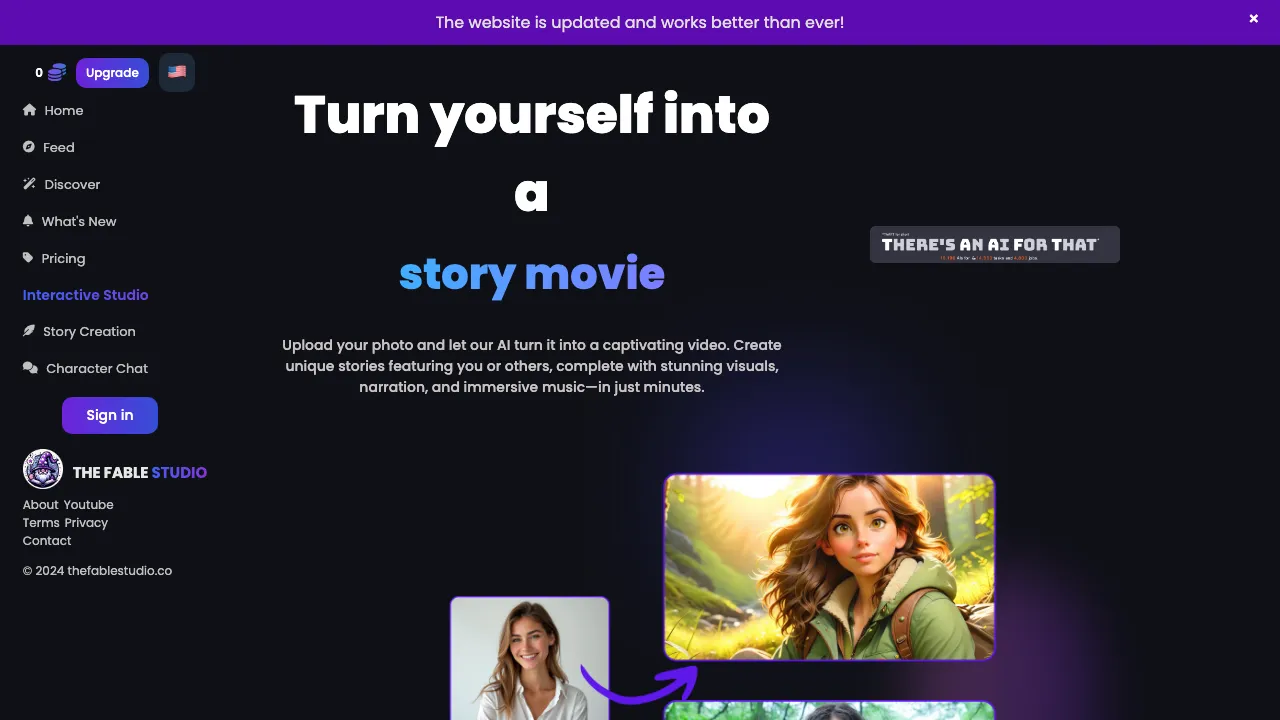 The Fable Studio screenshot