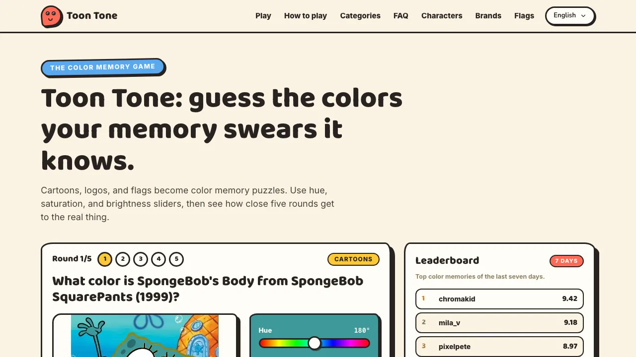 Toon Tone screenshot