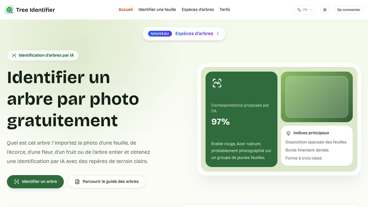 Tree Identifier screenshot