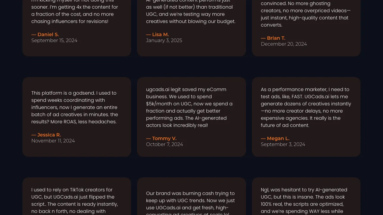 UGC Ads AI screenshot