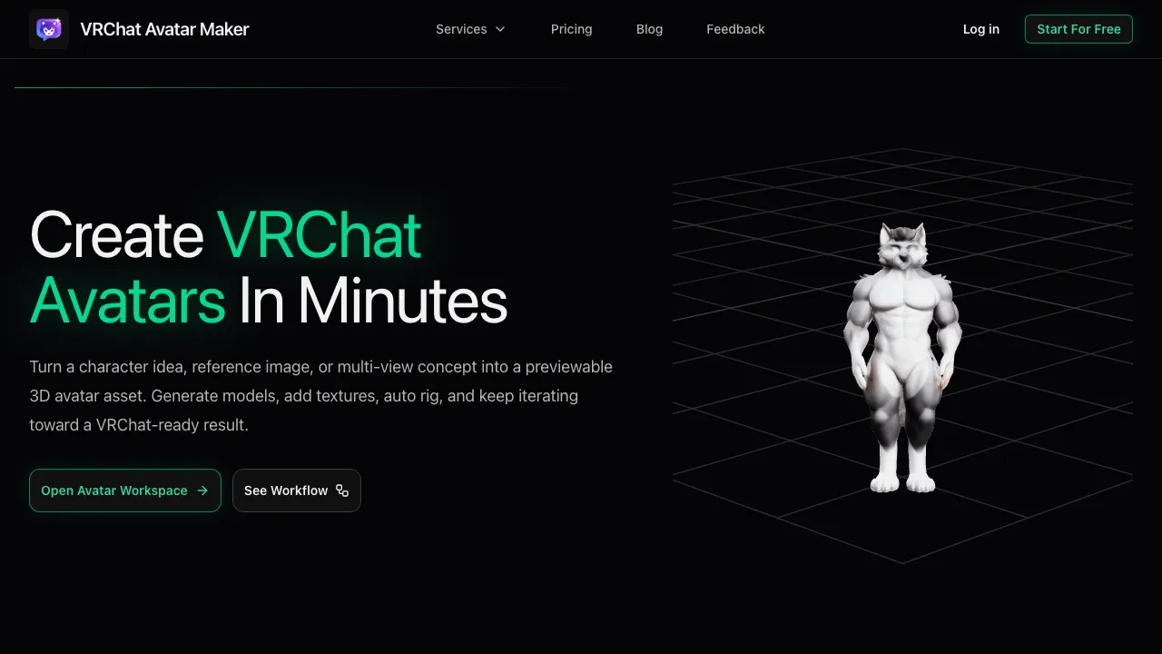 VRChat Avatar Maker screenshot