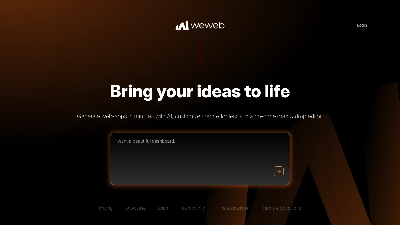 WeWeb screenshot