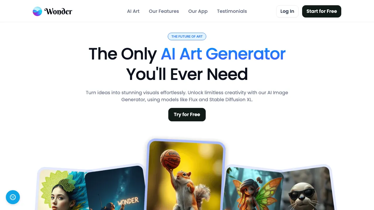 Wonder AI screenshot