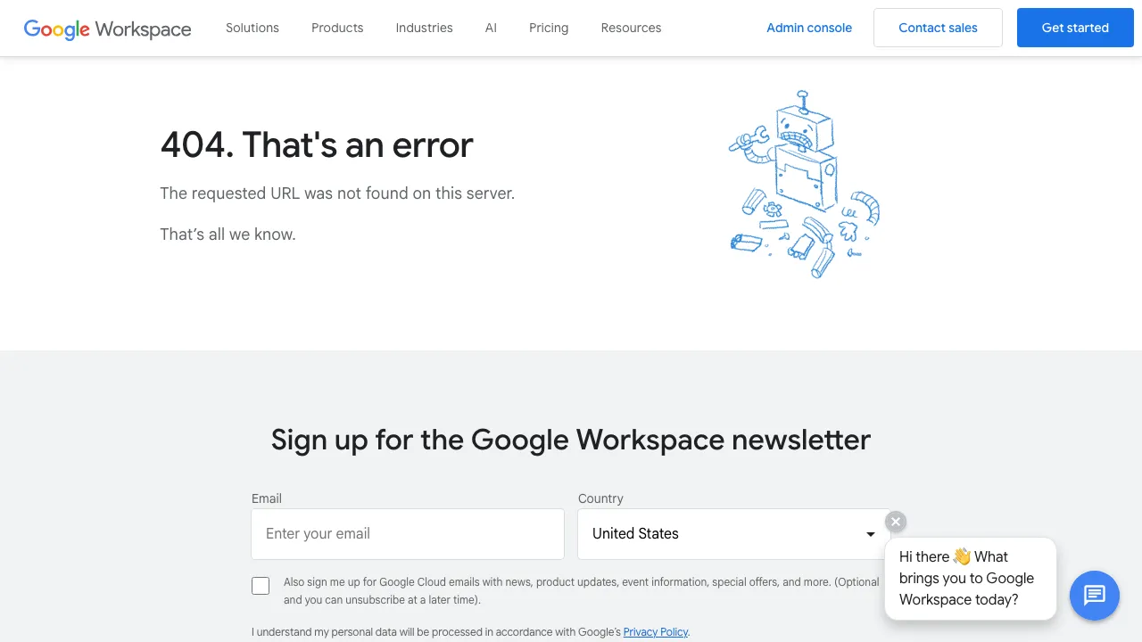 Google Workspace screenshot
