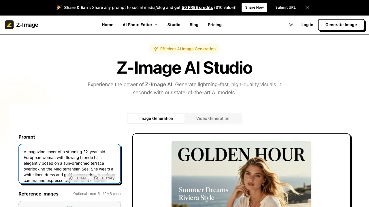 Z-Image screenshot