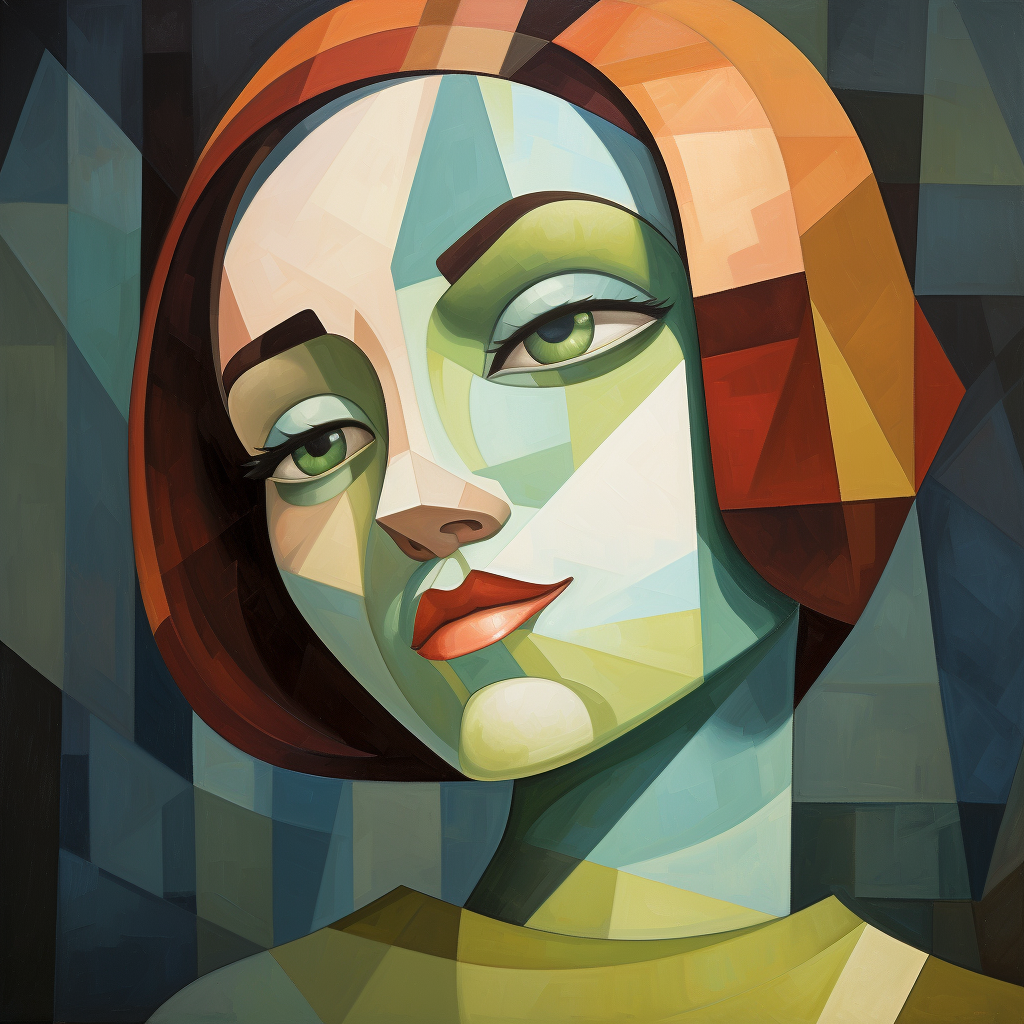 Midjourney Prompt Cubism Portrait styles