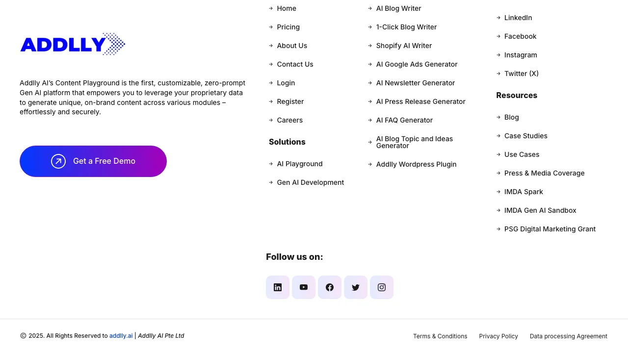 Addlly AI screenshot