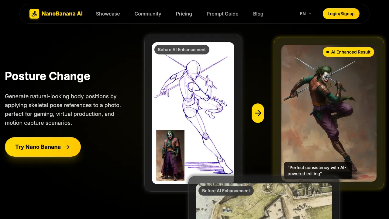 NanoBanana AI screenshot