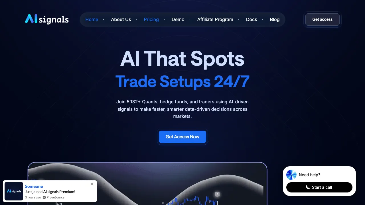 AI Signals screenshot