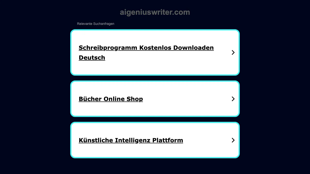 AIGenius Writer screenshot
