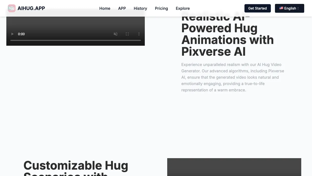 AI Hug APP screenshot