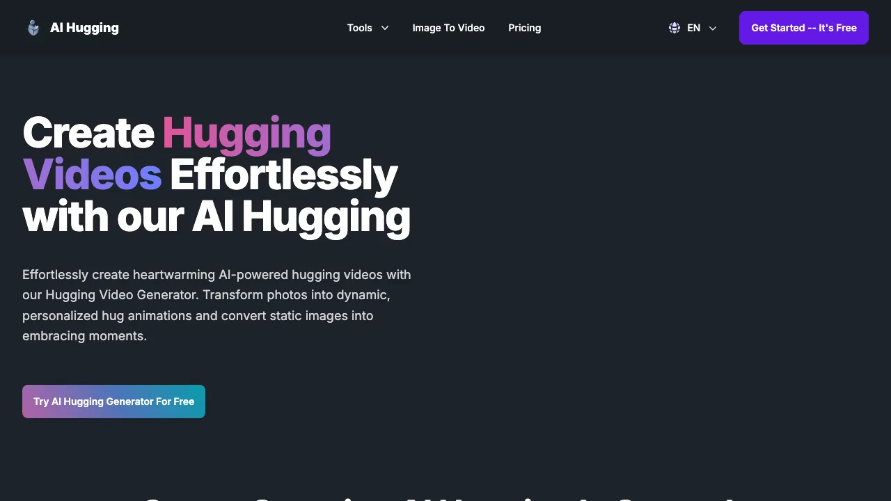 AI Hugging screenshot