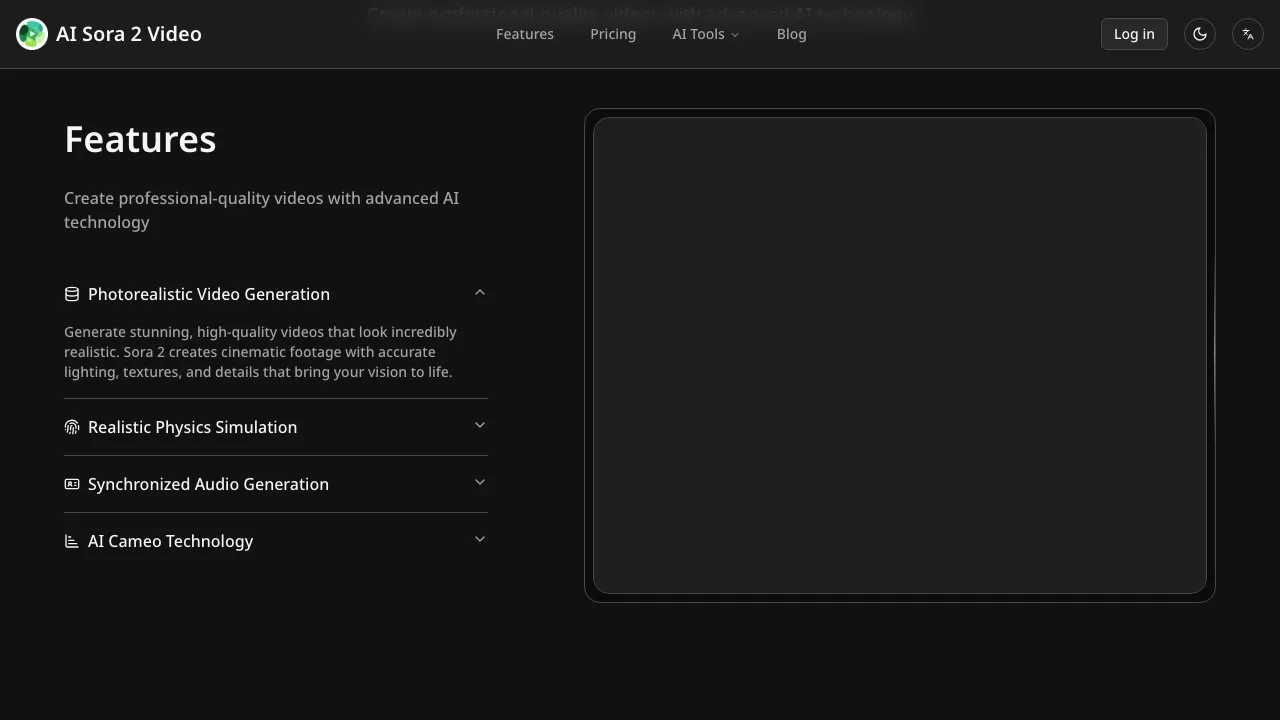 AI Sora 2 Video screenshot