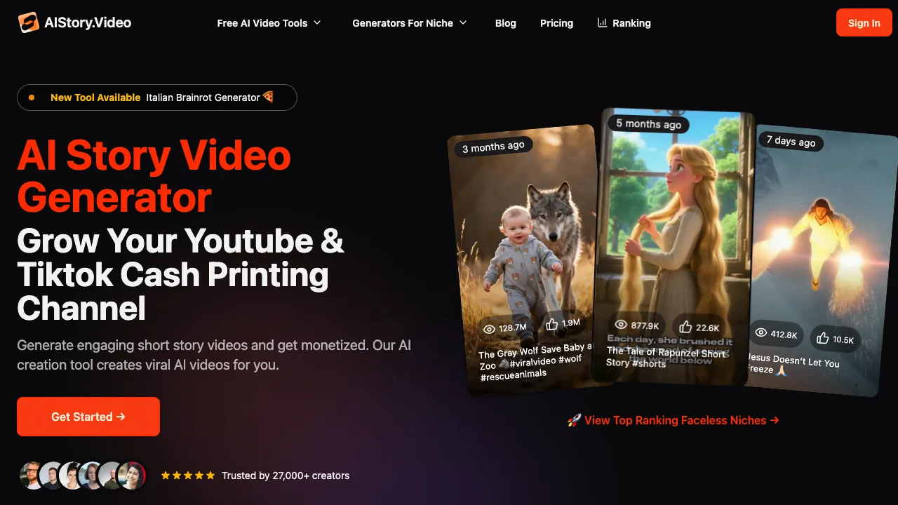 AI Story Video screenshot