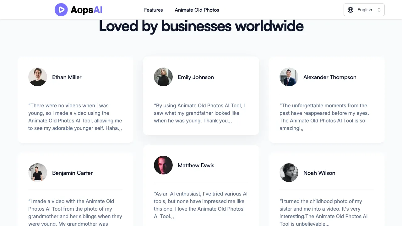 Animate Old Photos screenshot