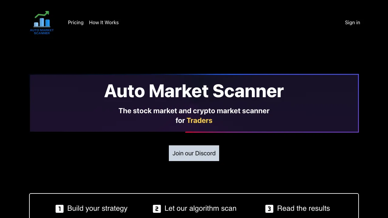 Auto Market Scanner screenshot