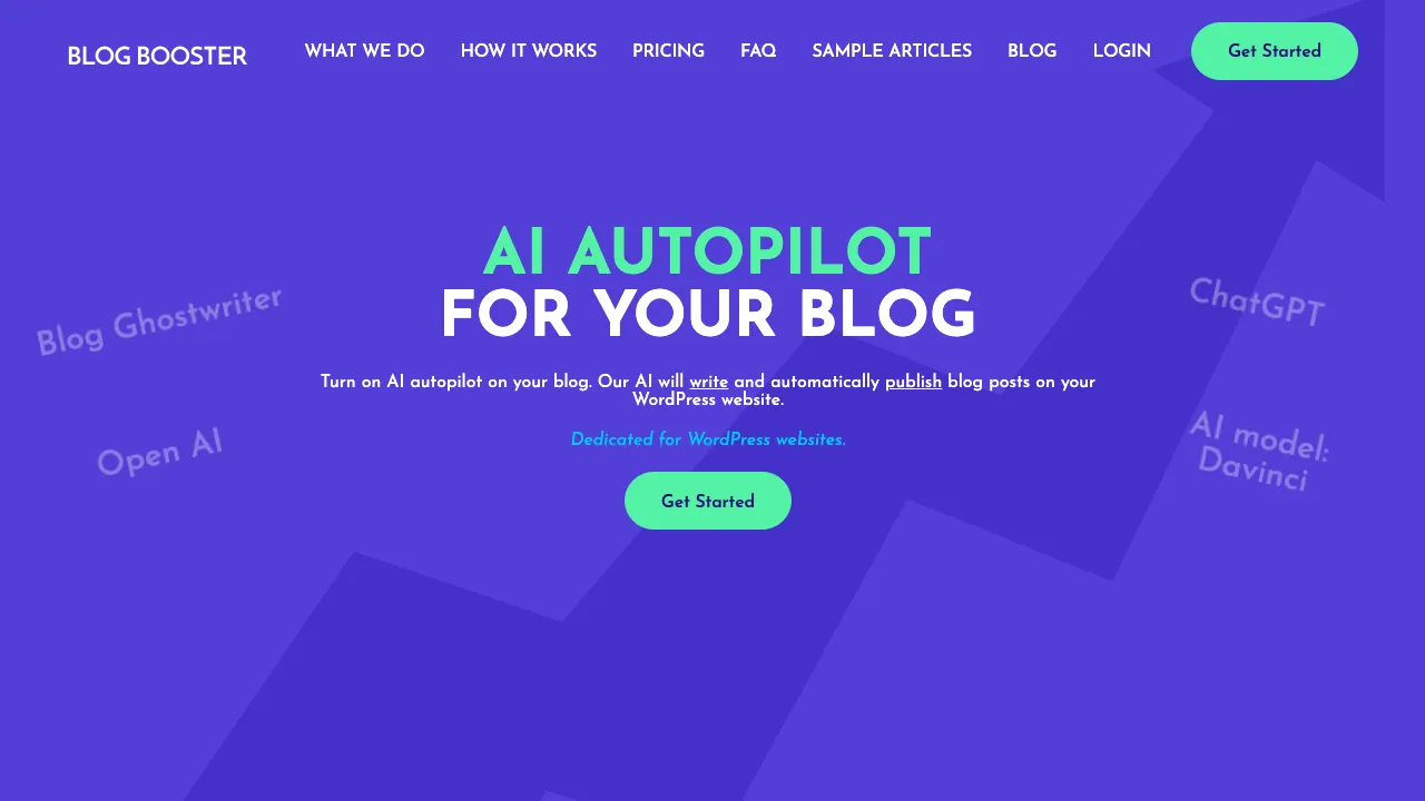 Blog Booster screenshot