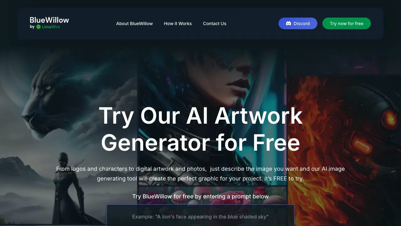 BlueWillow screenshot