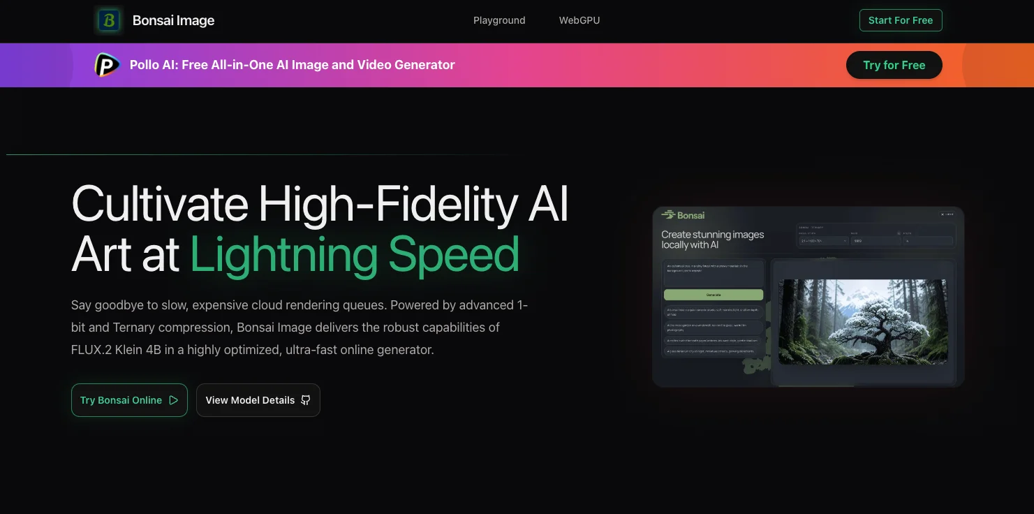 Bonsai Image screenshot