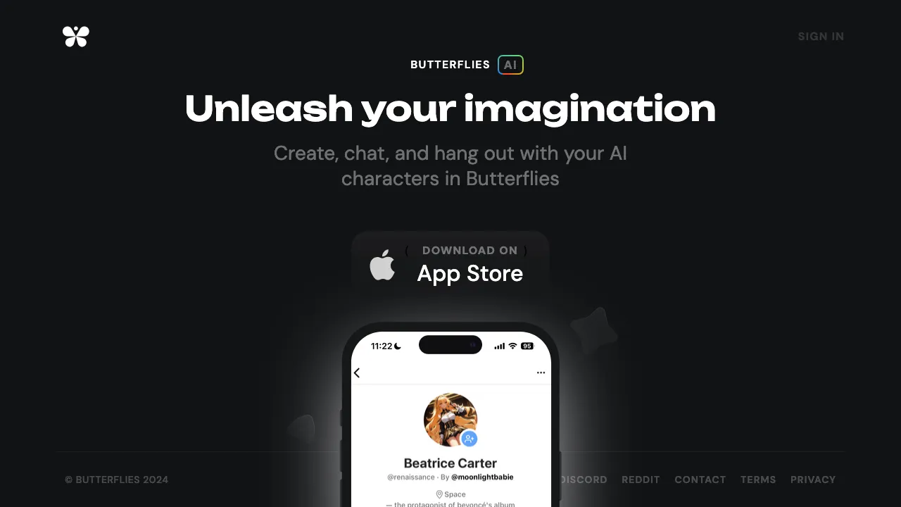 Butterflies screenshot