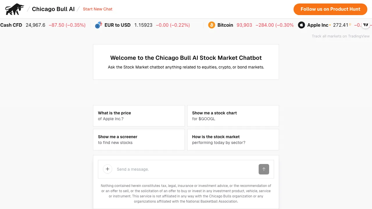 Chicago Bull AI screenshot