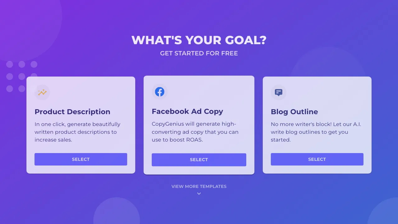 CopyGenius screenshot